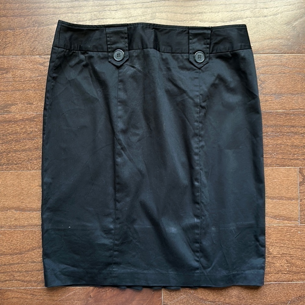NEW York and Company A-Lined Black Skirt Size 12